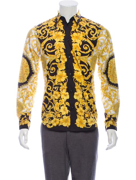 versace button up shirt.